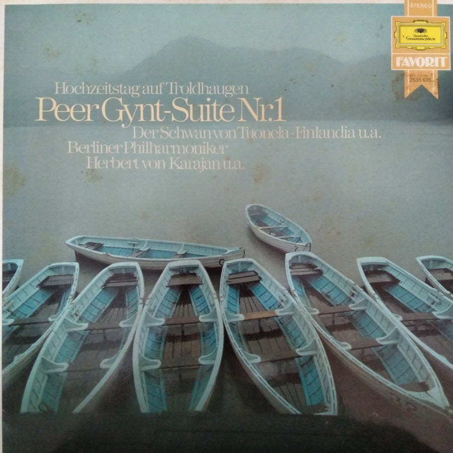 แผ่นเสียง Edvard Grieg / Jean Sibelius - Hochzeitstag Auf Troldhagen / Peer Gynt-Suite Nr. 1 / Der Schwan Von Tuonela / Finlandia U. A.  (Vinyl) (VG+)