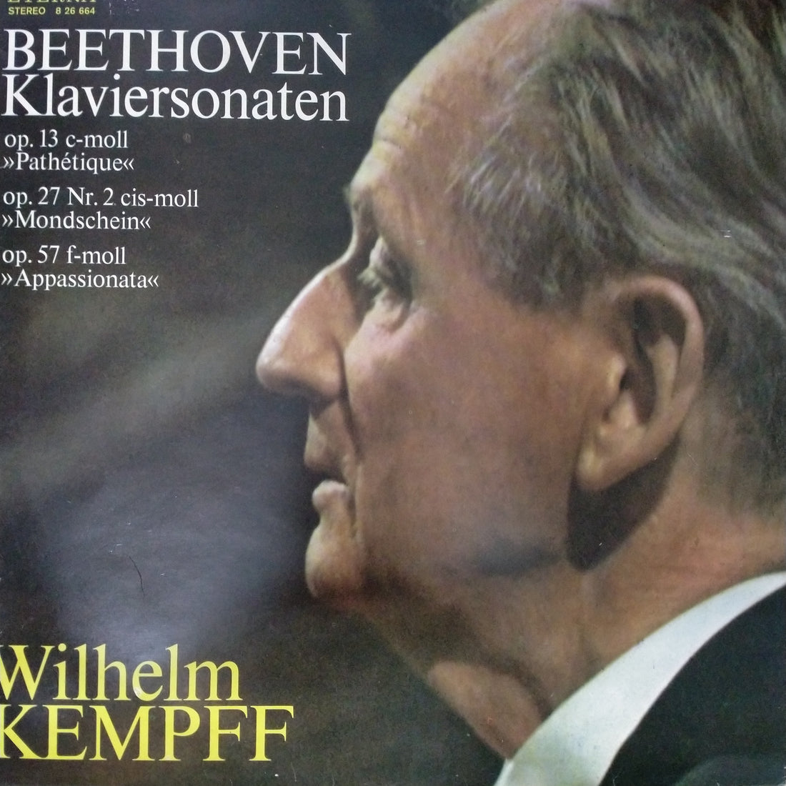 แผ่นเสียง Ludwig van Beethoven, Wilhelm Kempff - Klaviersonaten (Vinyl) (VG+)