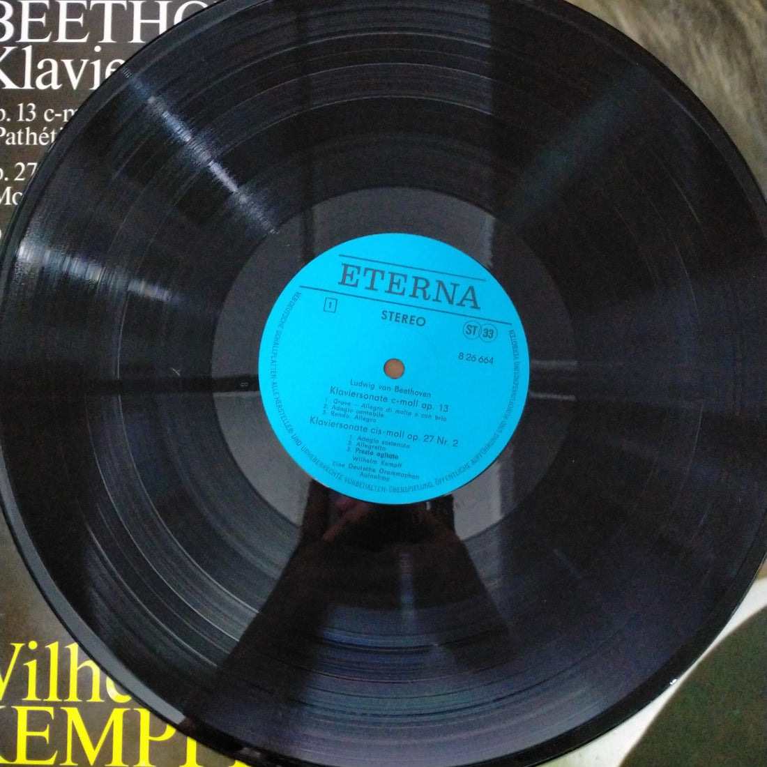 แผ่นเสียง Ludwig van Beethoven, Wilhelm Kempff - Klaviersonaten (Vinyl) (VG+)