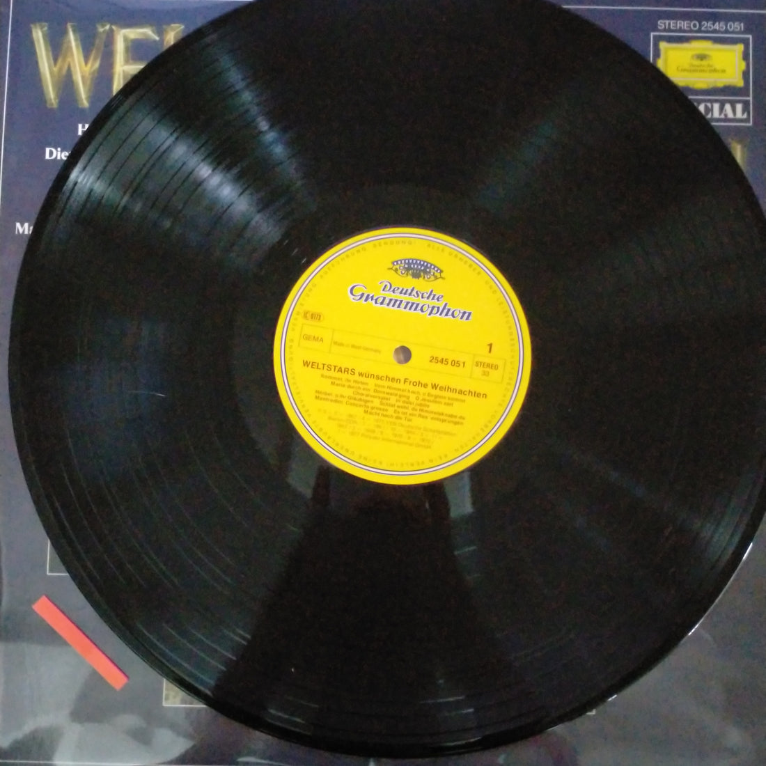 แผ่นเสียง Various - Weltstars Wünschen Frohe Weihnachten (Vinyl) (VG+)