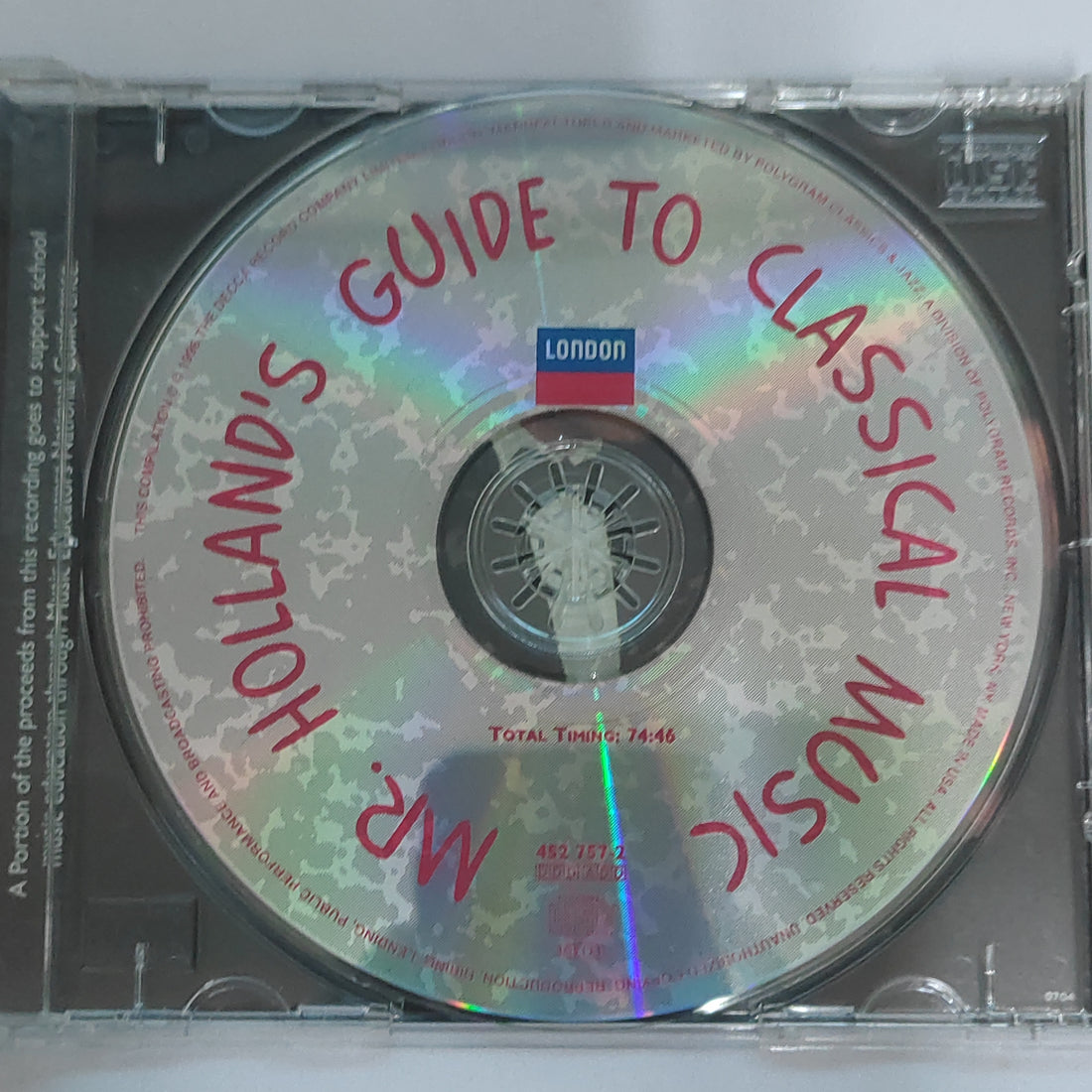 ซีดี Various - MR. HOLLAND'S GUIDE TO CLASSICAL MUSIC (CD) (VG+)