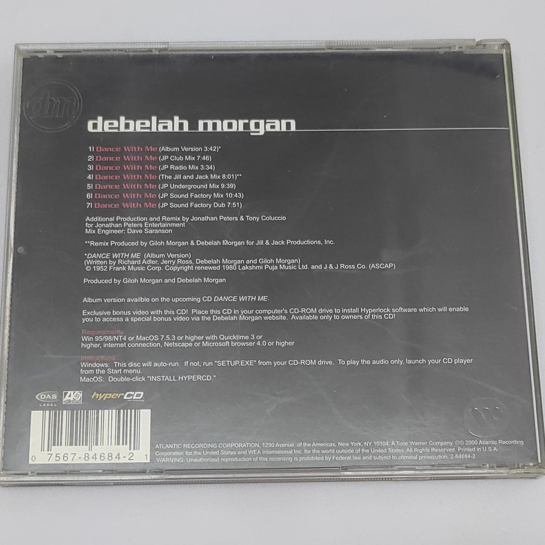 ซีดี Debelah Morgan - Dance With Me CD VG+