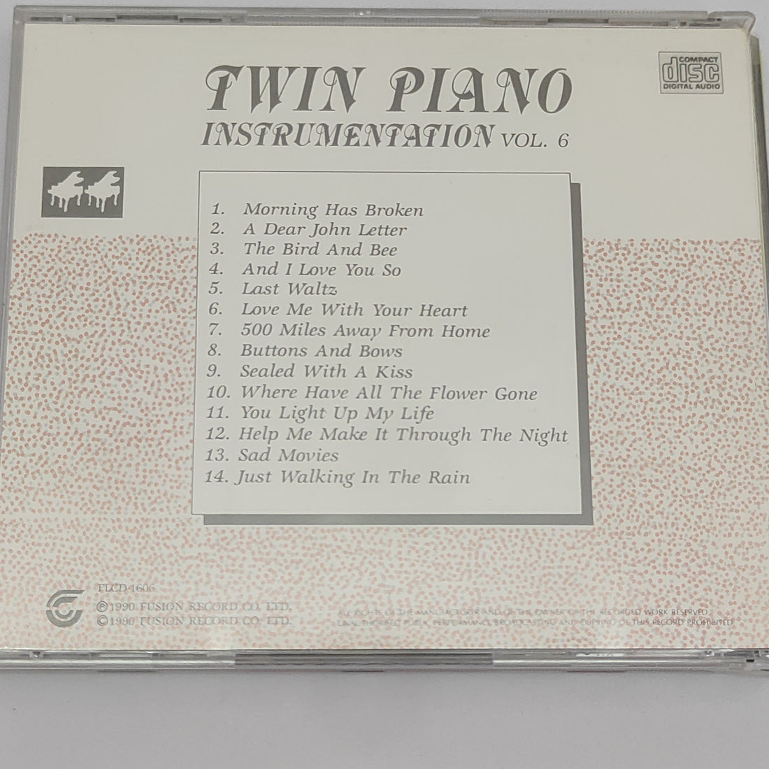 ซีดี Various - Twin Piano Instrumental Vol. 6 (CD) (G) (แผ่นทอง)