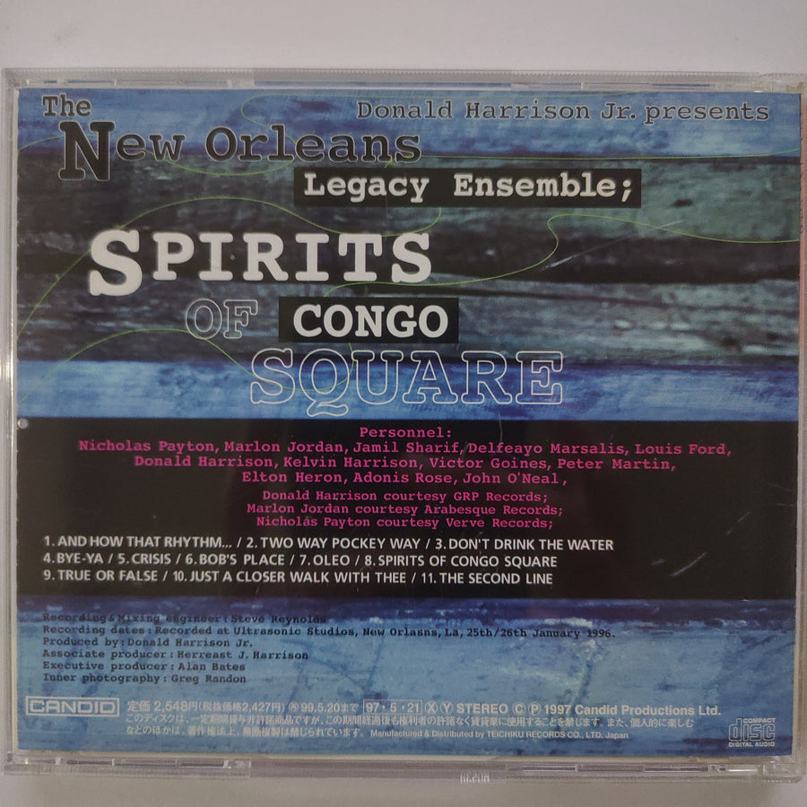 ซีดี Donald Harrison Presents The New Orleans Legacy Ensemble - Spirits Of Congo Square (CD) (NM or M-)