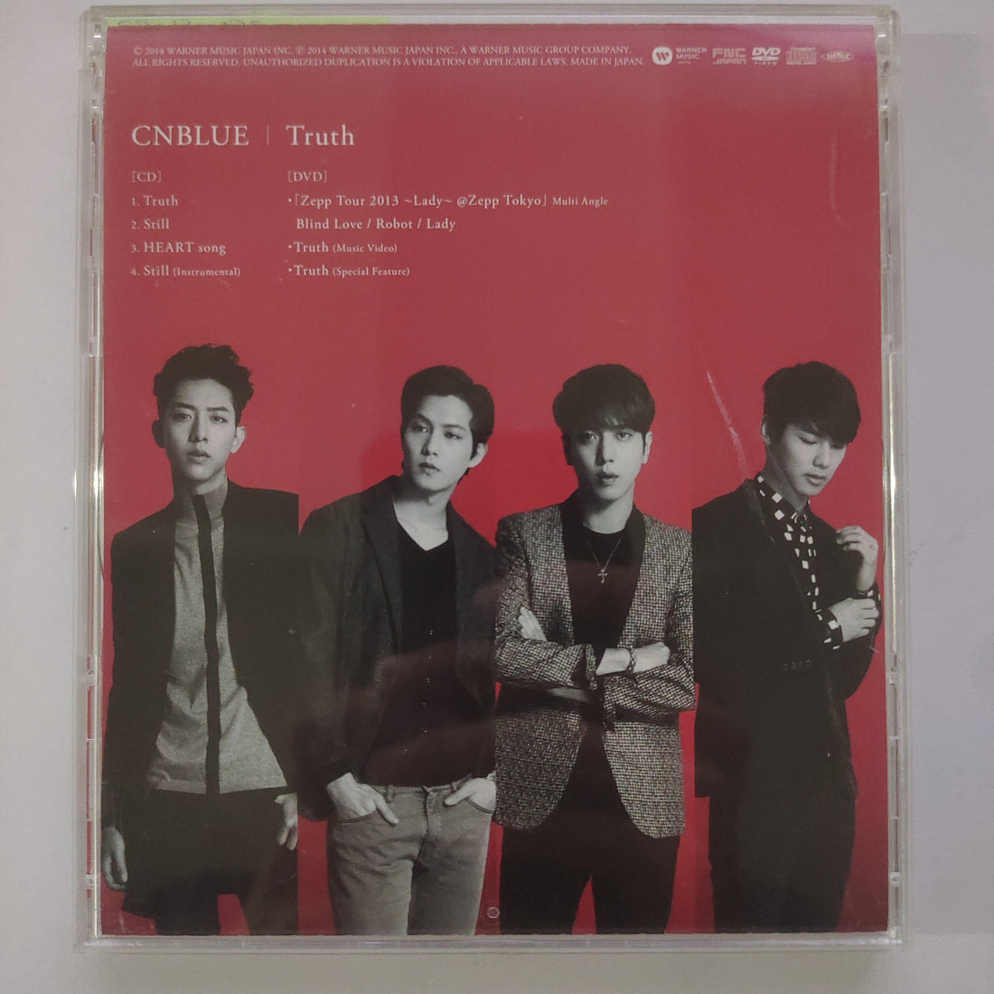 ซีดี CNBLUE - Truth (CD) (NM) (2CDs)