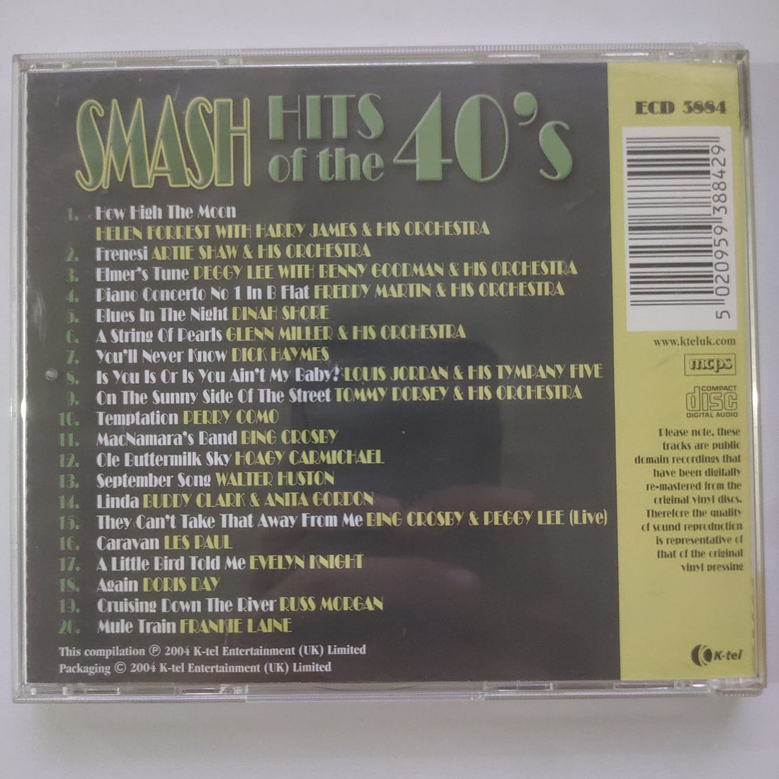 ซีดี Smash - Smash Hits of the 40's (CD) (VG+)