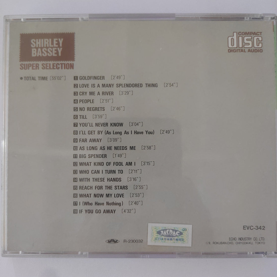 ซีดี Shirley Bassey - Super Selection (CD) (NM)