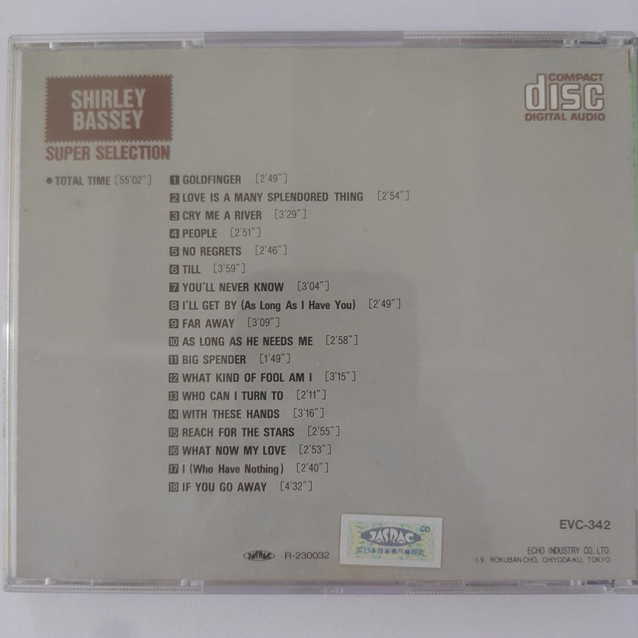 ซีดี Shirley Bassey - Super Selection (CD) (NM)