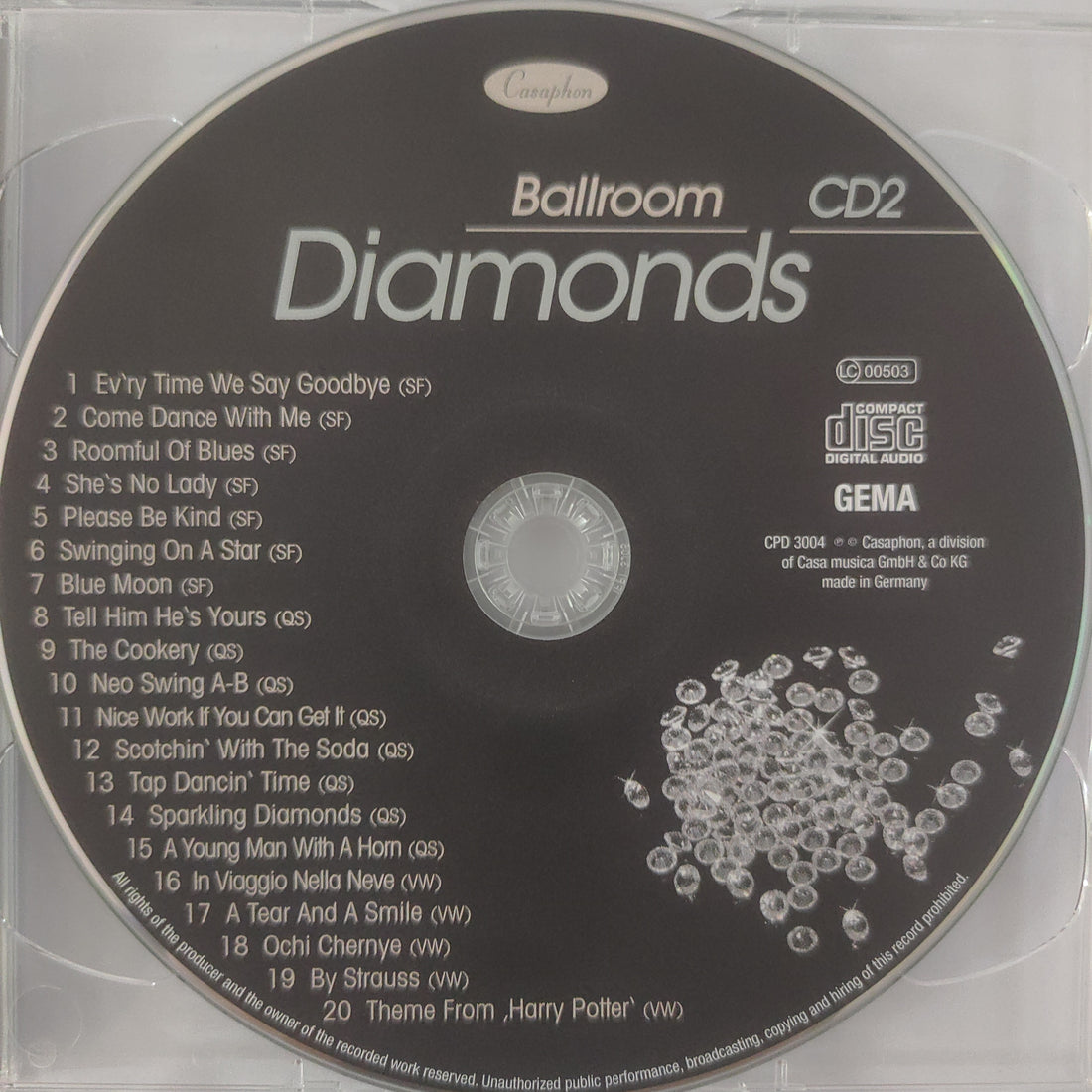 ซีดี Various - Ballroom Diamonds (CD) (VG+) (2CDs)