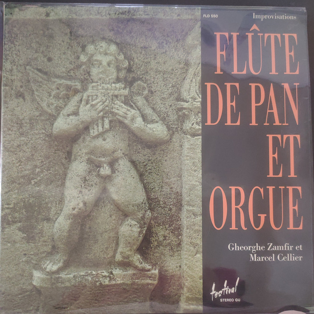 แผ่นเสียง Gheorghe Zamfir et Marcel Cellier - Improvisations Flûte De Pan Et Orgue (Vinyl) (NM or M-)