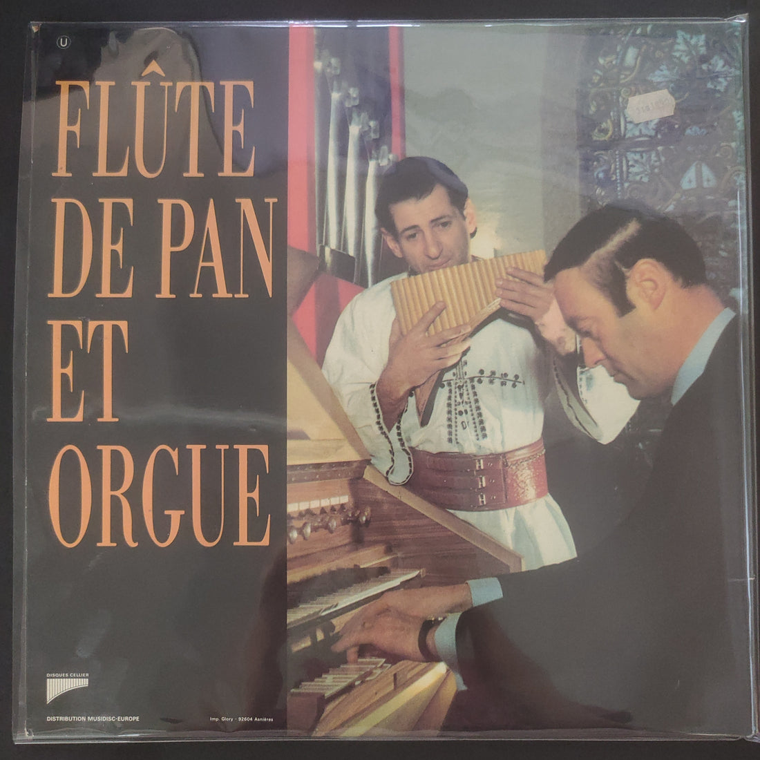 แผ่นเสียง Gheorghe Zamfir et Marcel Cellier - Improvisations Flûte De Pan Et Orgue (Vinyl) (NM or M-)