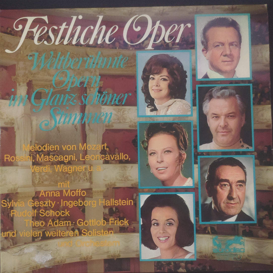 แผ่นเสียง Various - Festliche Oper - Weltberühmte Opern Im Glanz Schöner Stimmen (Vinyl) (VG+) (2LPs)