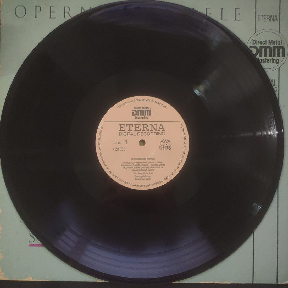 แผ่นเสียง Silvio Varviso, Staatskapelle Dresden - Opernvorspiele Und Intermezzi (Vinyl) (VG+)