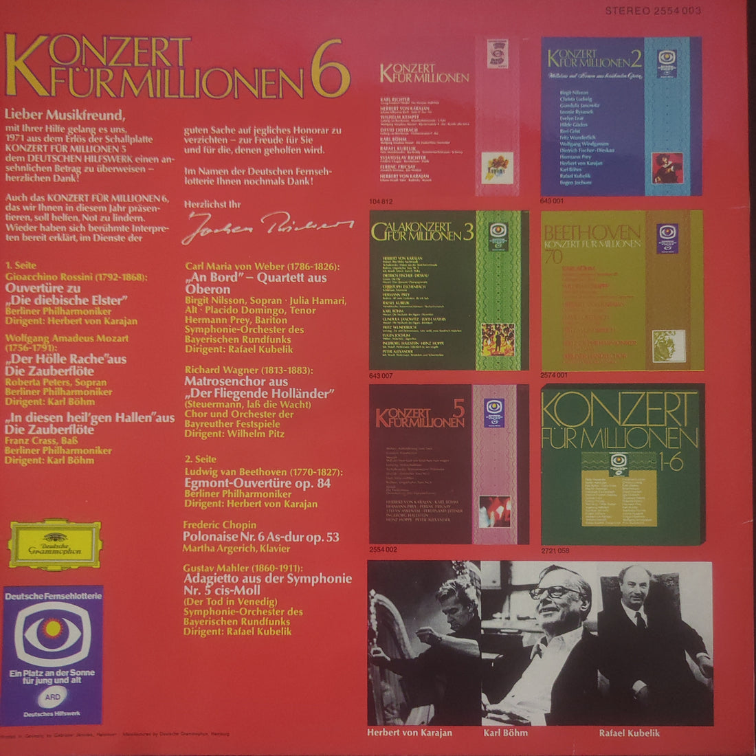 แผ่นเสียง Various - Konzert Für Millionen 6 (Vinyl) (VG+)