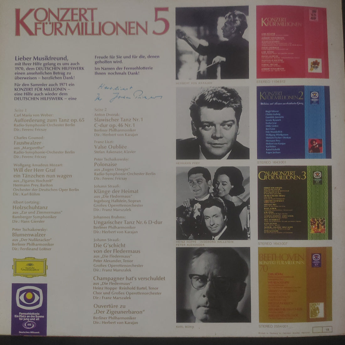 แผ่นเสียง Various - Konzert Für Millionen 5 (Vinyl) (VG)