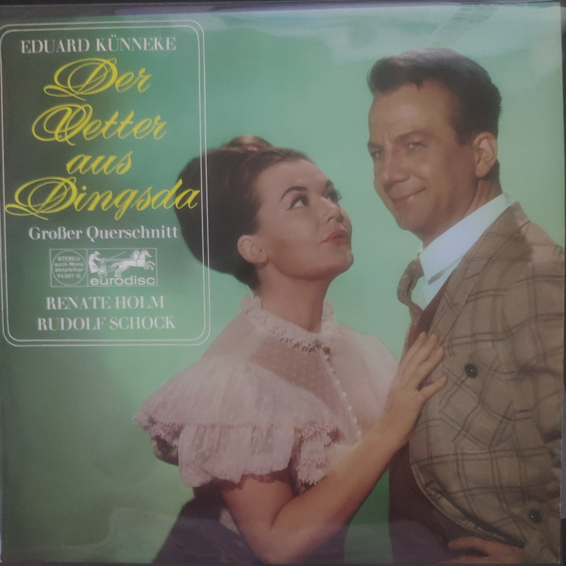 แผ่นเสียง Eduard Künneke - Renate Holm, Rudolf Schock - Der Vetter Aus Dingsda (Großer Querschnitt) (Vinyl) (VG+)