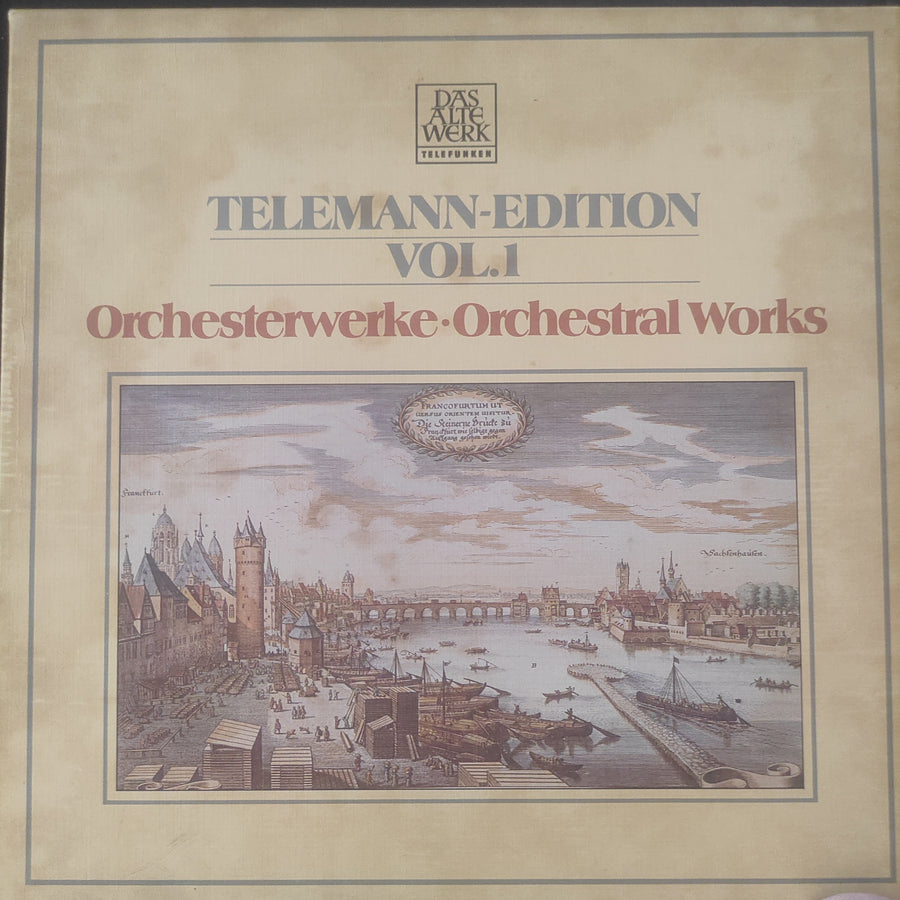 แผ่นเสียง Georg Philipp Telemann - Concentus Musicus Wien Conducted By Nikolaus Harnoncourt, Concerto Amsterdam Conducted By Frans Brüggen - Orchesterwerke - Orchestral Works (Vinyl) (VG+) (Boxset, 5LPs)