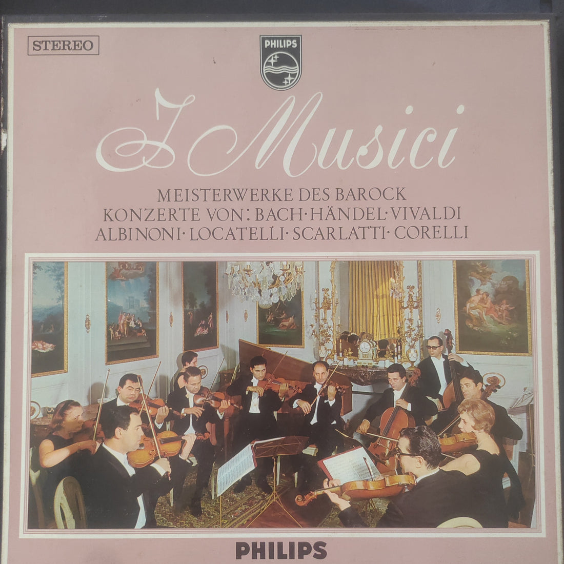 แผ่นเสียง I Musici - Johann Sebastian Bach, Georg Friedrich Händel, Antonio Vivaldi, Tomaso Albinoni, Pietro Antonio Locatelli, Alessandro Scarlatti, Arcangelo Corelli - Meisterwerke Des Barock (Vinyl) (VG+) (Boxset, 4LPs)