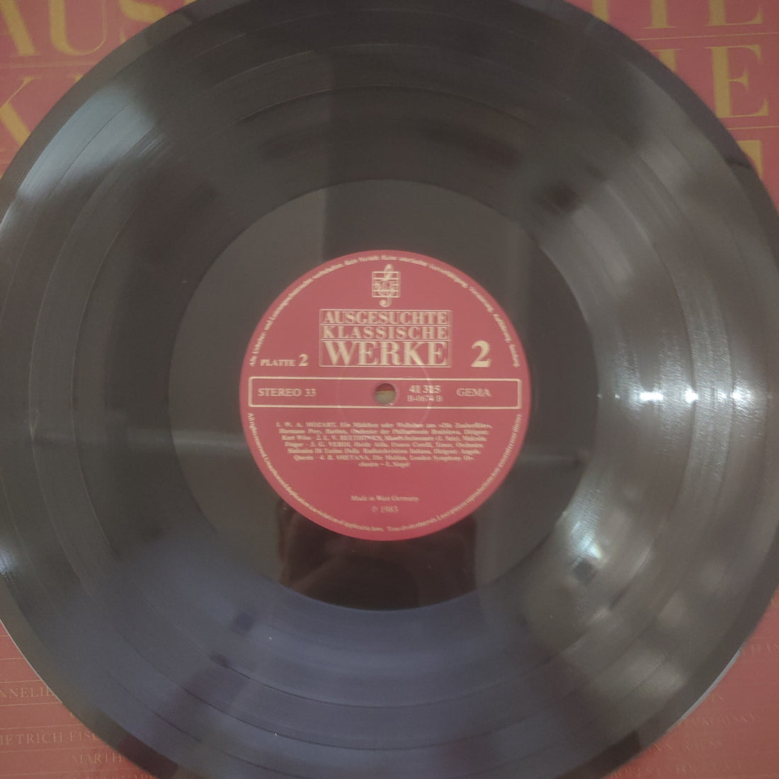 แผ่นเสียง Various - Ausgesuchte Klassische Werke (Eine Festliche Gala Weltberühmter Interpreten Und Komponisten) (Vinyl) (NM or M-) (Boxset, 5LPs)