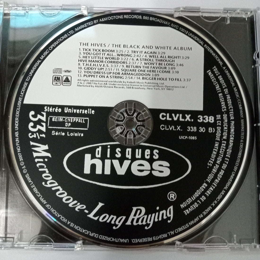 ซีดี The Hives - The Black And White Album (CD) (VG+)