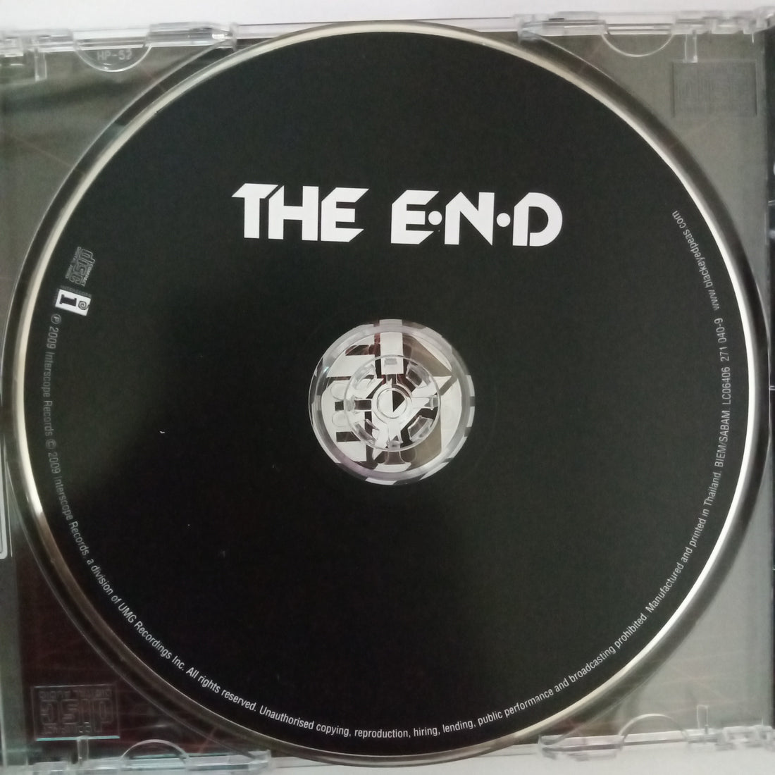 ซีดี Black Eyed Peas - The E.N.D CD VG