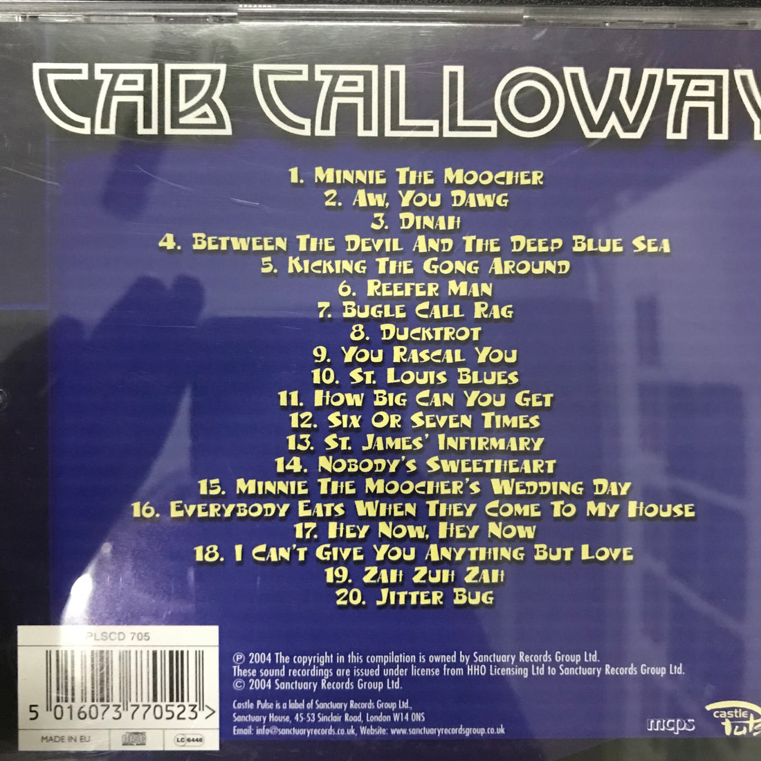 ซีดี Cab Calloway - Minnie The Moocher CD VG+