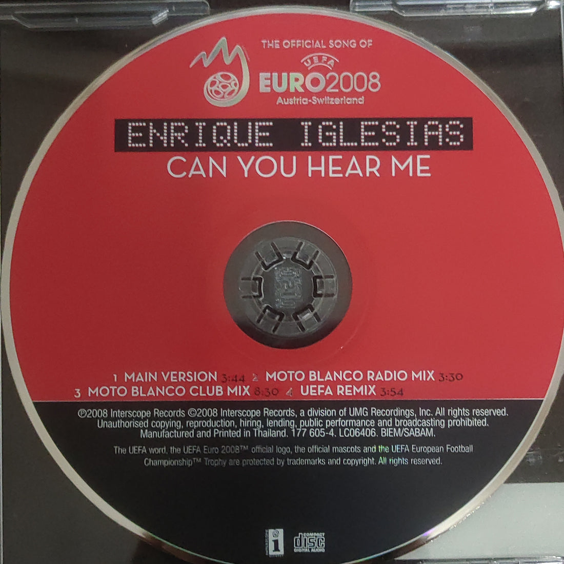 ซีดี Enrique Iglesias - Can You Hear Me CD NM or M-