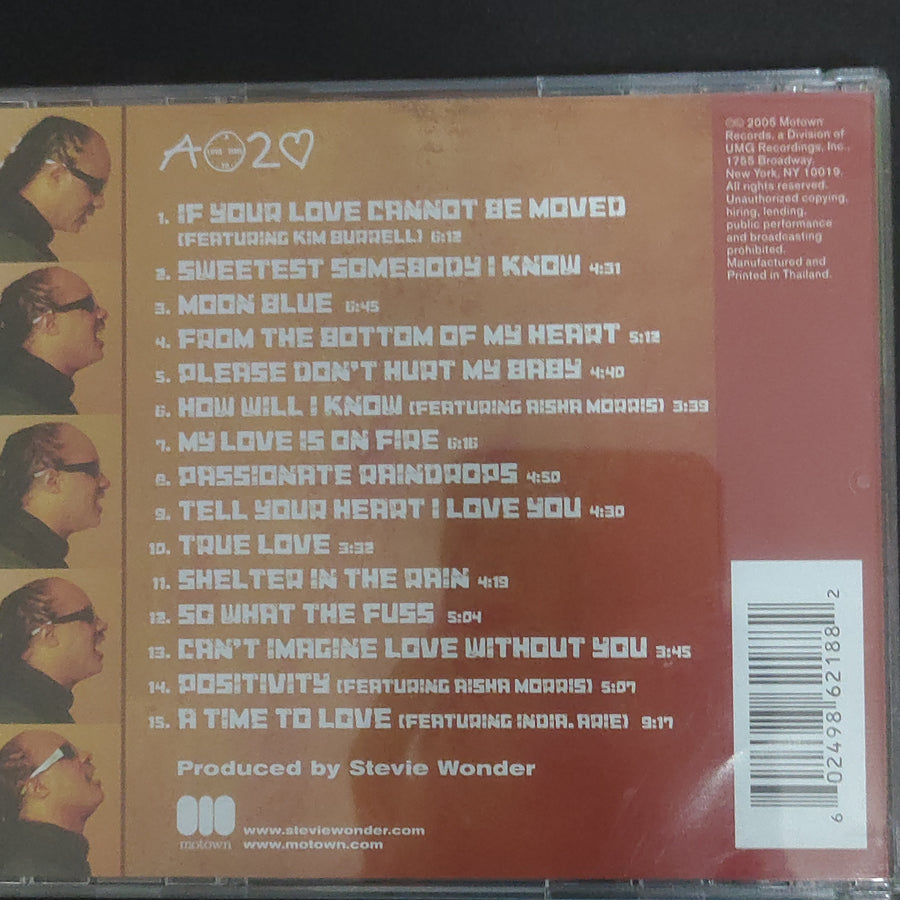 ซีดี Stevie Wonder - A Time 2 Love CD VG+