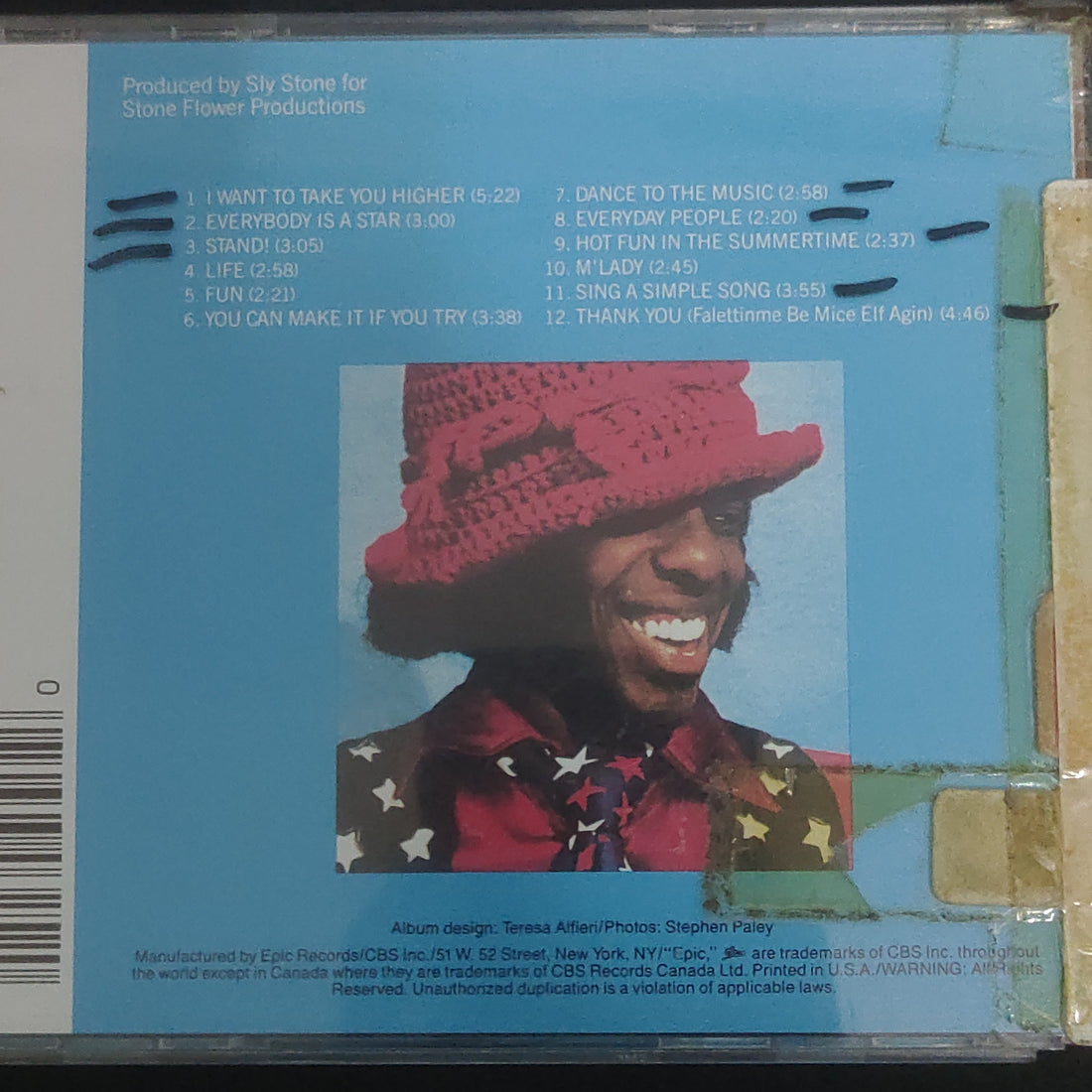 ซีดี Sly & The Family Stone - Greatest Hits (CD) (G)