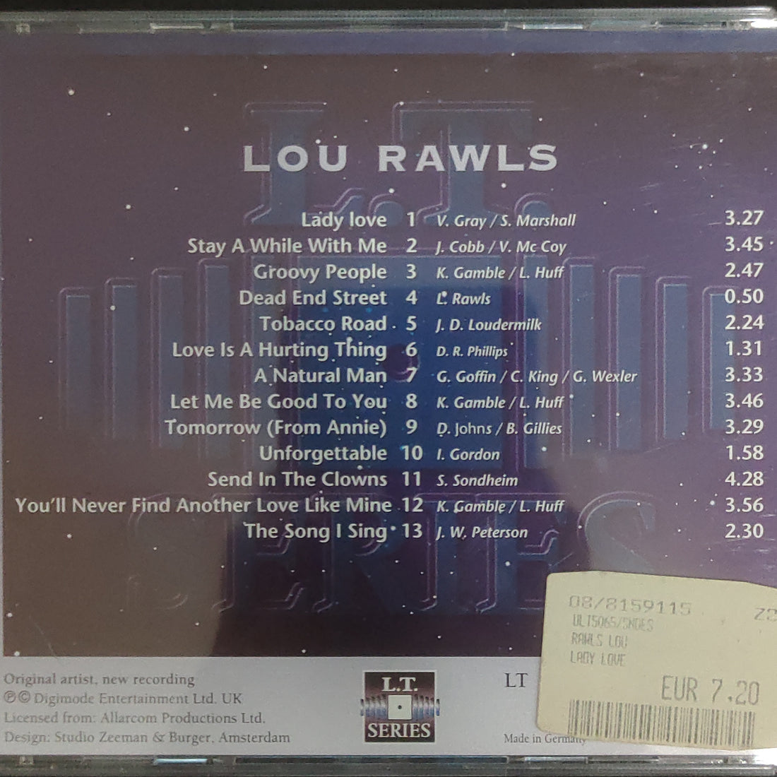 ซีดี Lou Rawls - Lady Love (CD) (VG+)