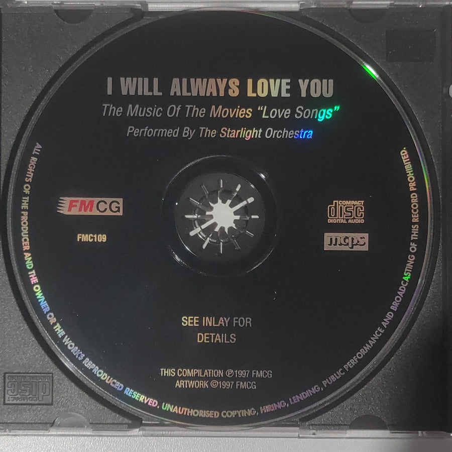 ซีดี London Starlight Orchestra - I Will Always Love You (CD) (VG+)