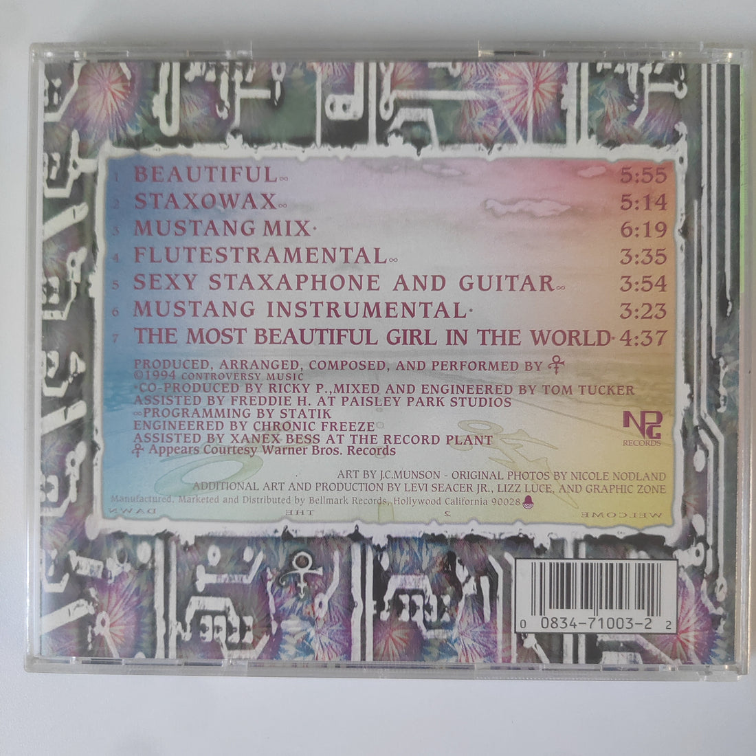 ซีดี The Artist Formerly Known As Prince - The Beautiful Experience CD VG+