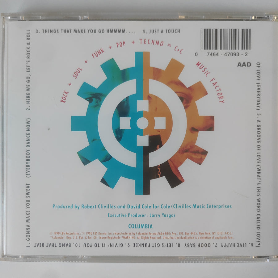 C + C Music Factory - Gonna Make You Sweat (CD) (VG+)