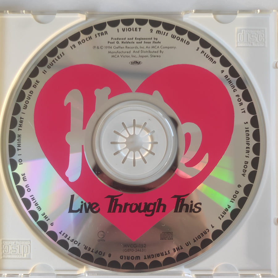 ซีดี Hole - Live Through This CD VG+