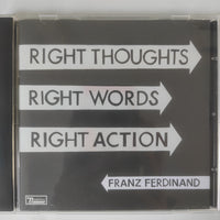 ซีดี Franz Ferdinand - Right Thoughts, Right Words, Right Action (CD) (VG+)