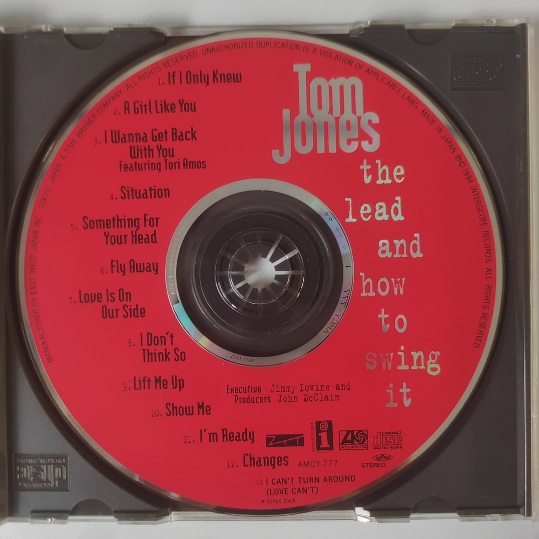 ซีดี Tom Jones - The Lead And How To Swing It CD VG+