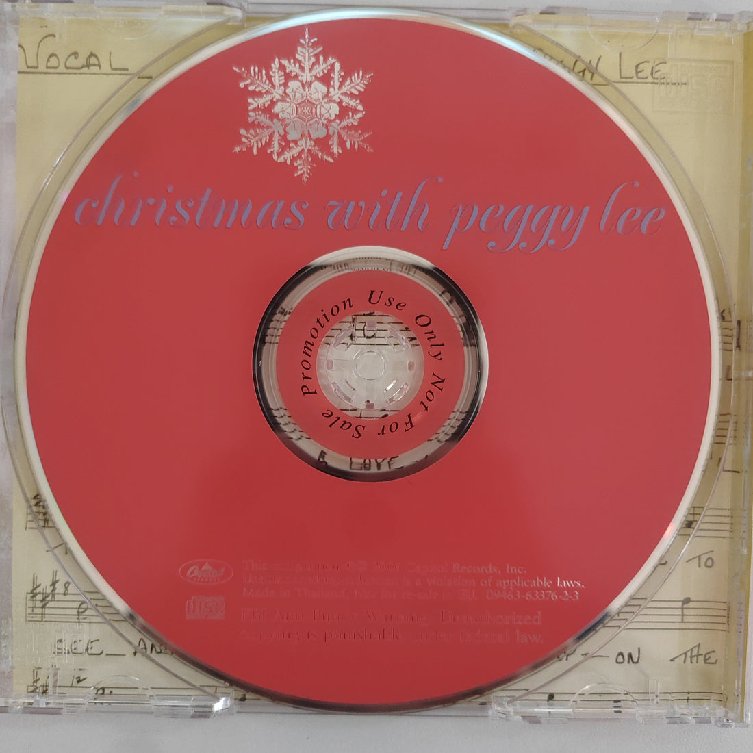 ซีดี Peggy Lee - Christmas With Peggy Lee (CD) (VG+)