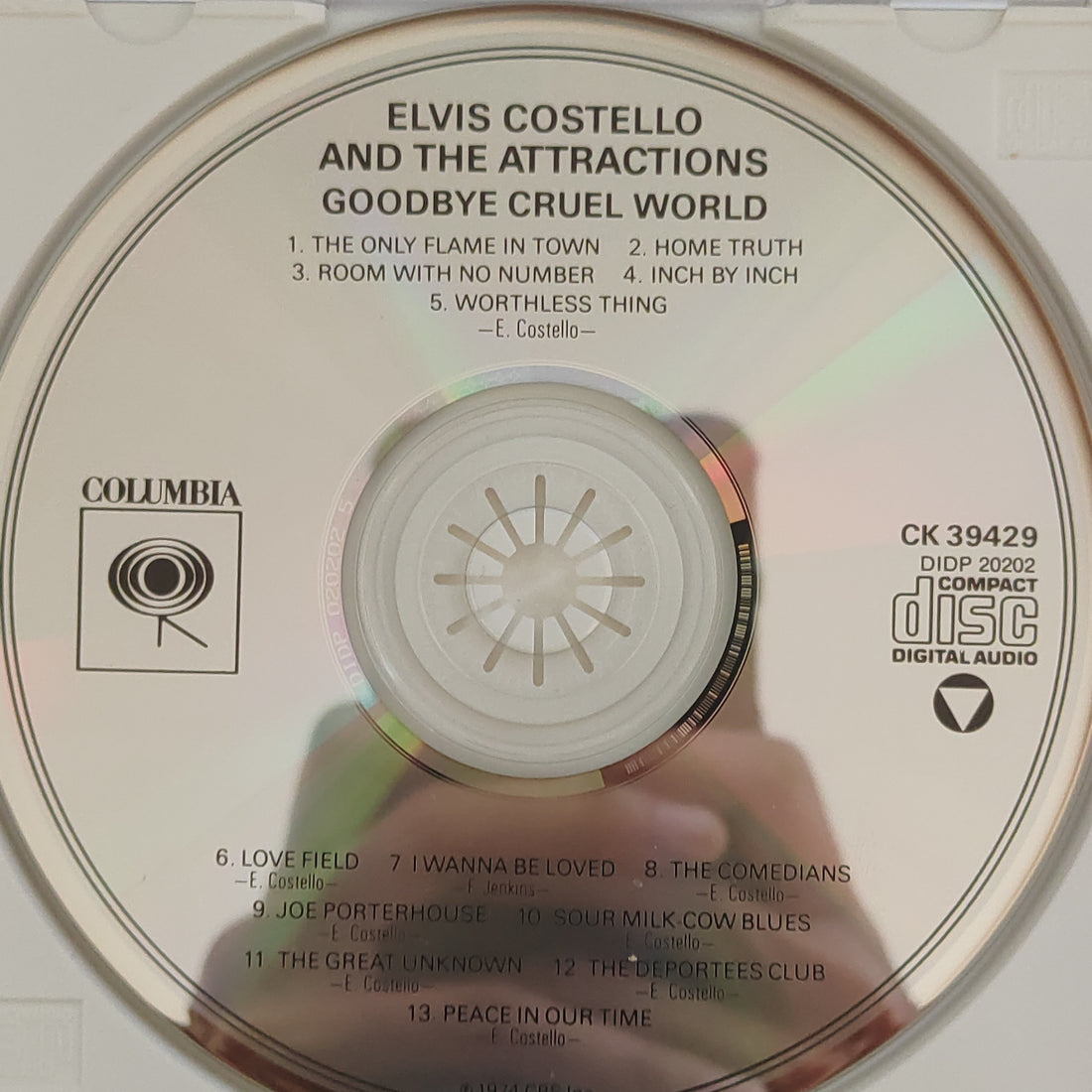 Elvis Costello & The Attractions - Goodbye Cruel World (CD) (NM or M-)