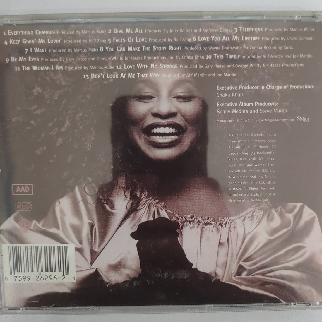 ซีดี Chaka Khan - The Woman I Am CD VG+