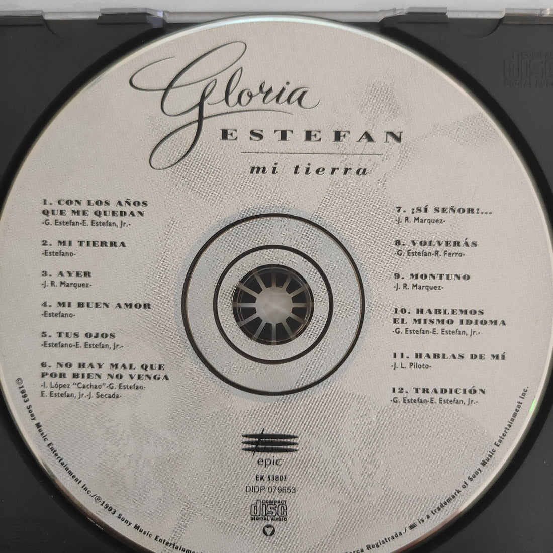 ซีดี Gloria Estefan - Mi Tierra (CD) (VG+)