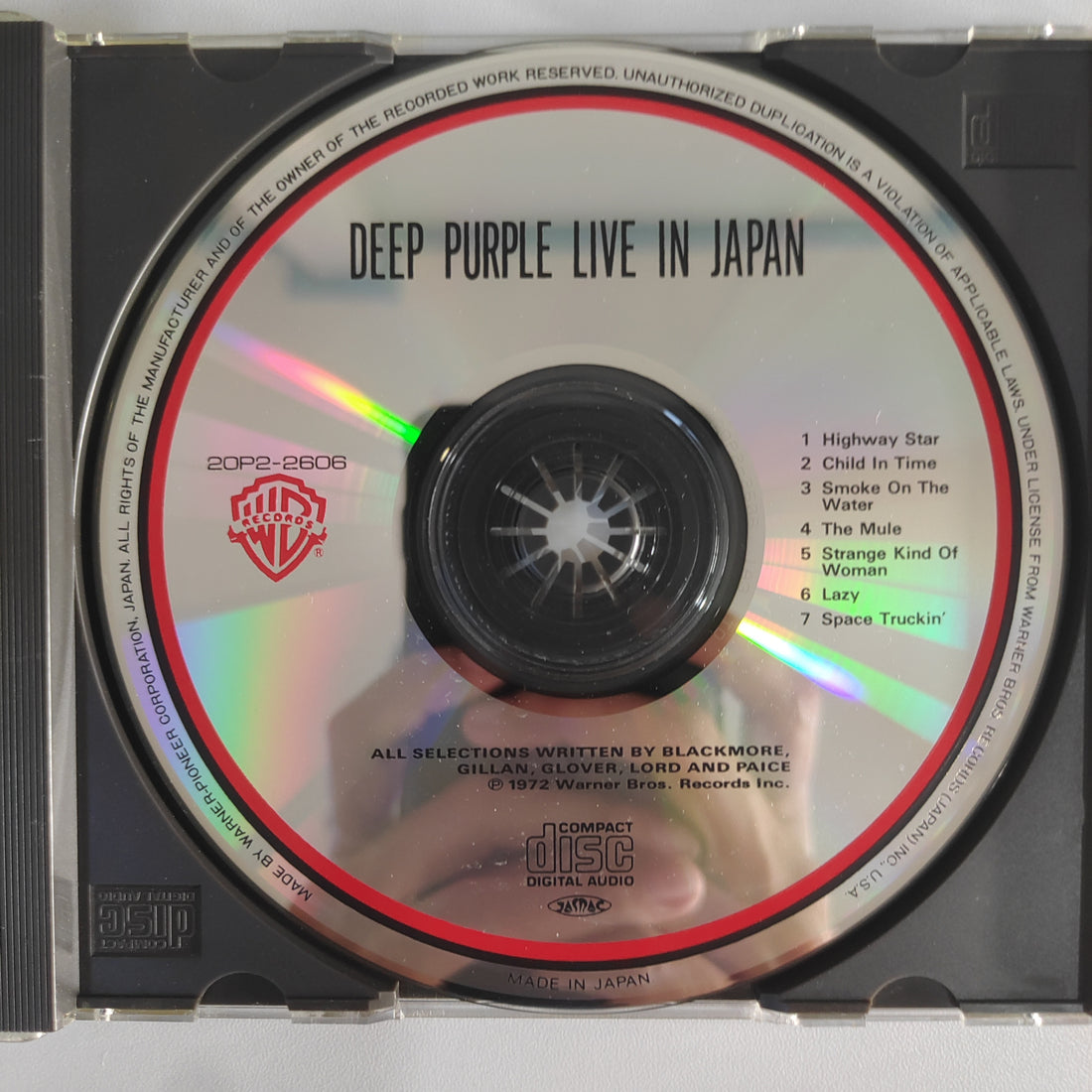 Deep Purple = Deep Purple - Live In Japan = ライブ・イン・ジャパン (CD) (NM or M-)