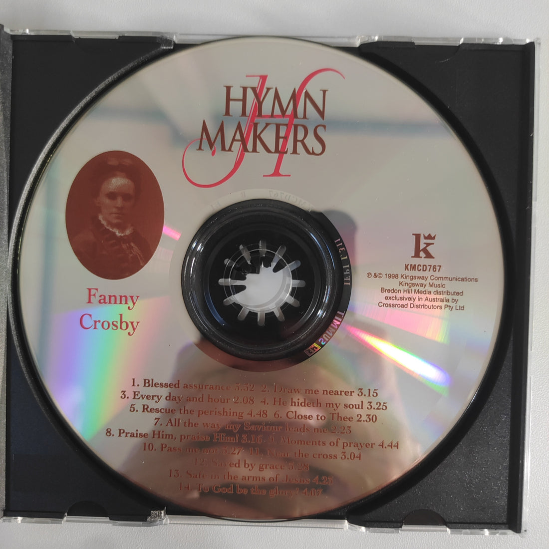 ซีดี Fanny Crosby - The Hymn Makers: Fanny Crosby 1820-1915 Blessed Assurance CD VG+