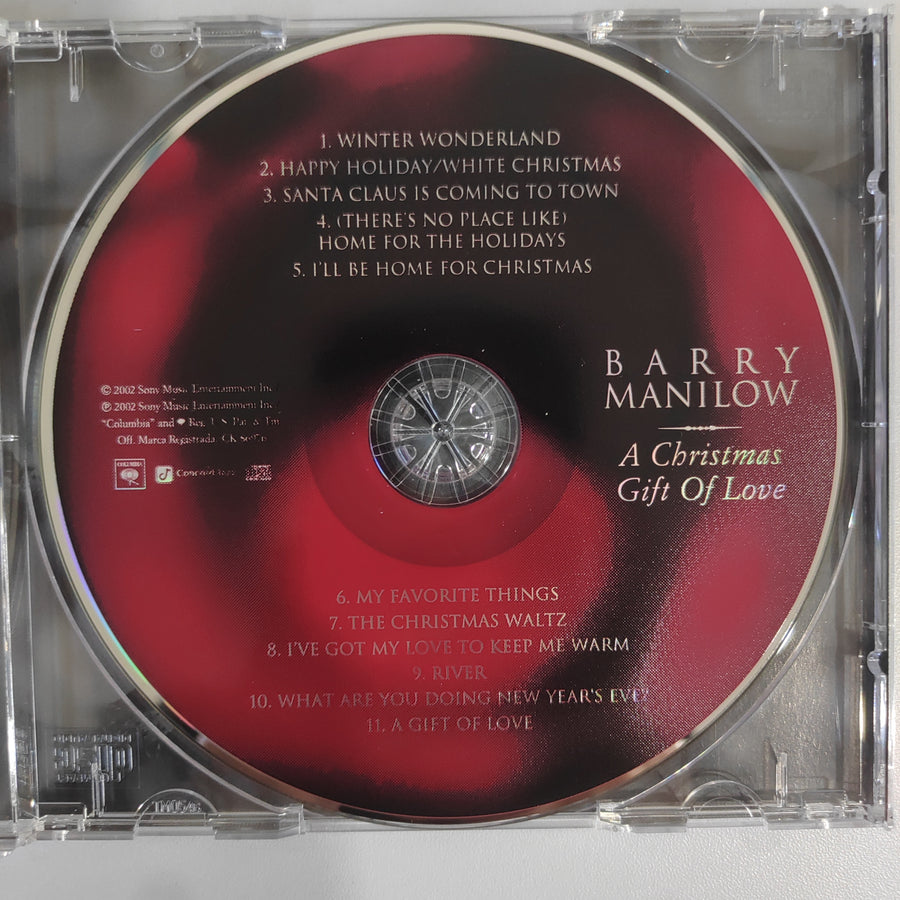 ซีดี Barry Manilow - A Christmas Gift Of Love (CD) (VG+)