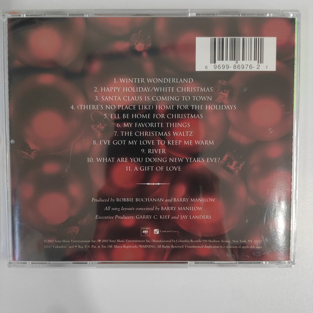 ซีดี Barry Manilow - A Christmas Gift Of Love (CD) (VG+)