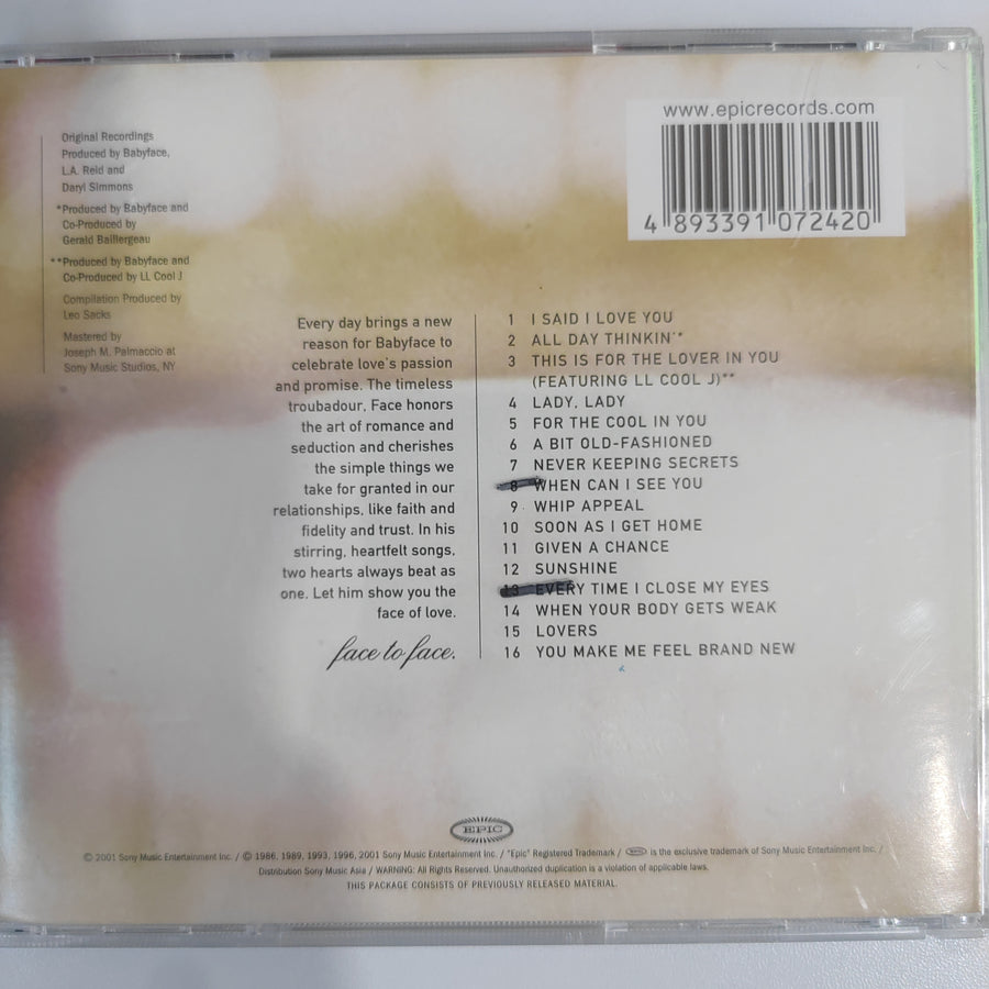 Babyface - Love Songs (CD) (VG+)