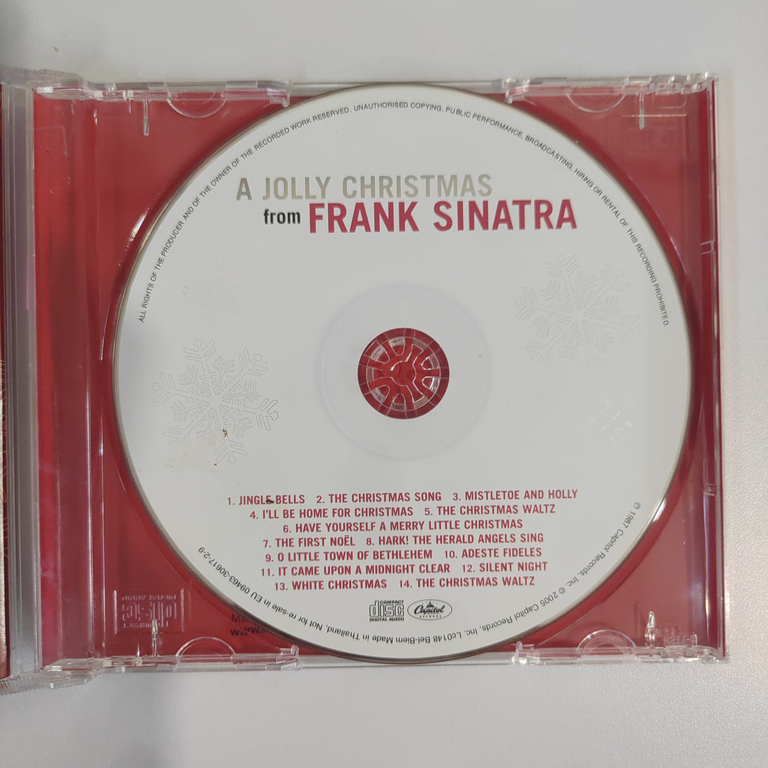 ซีดี Frank Sinatra - A Jolly Christmas From Frank Sinatra (CD) (VG+)