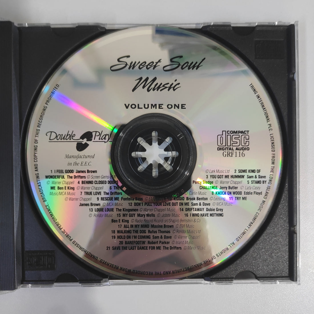 ซีดี Various - Sweet Soul Music Volume 1 (CD) (VG)