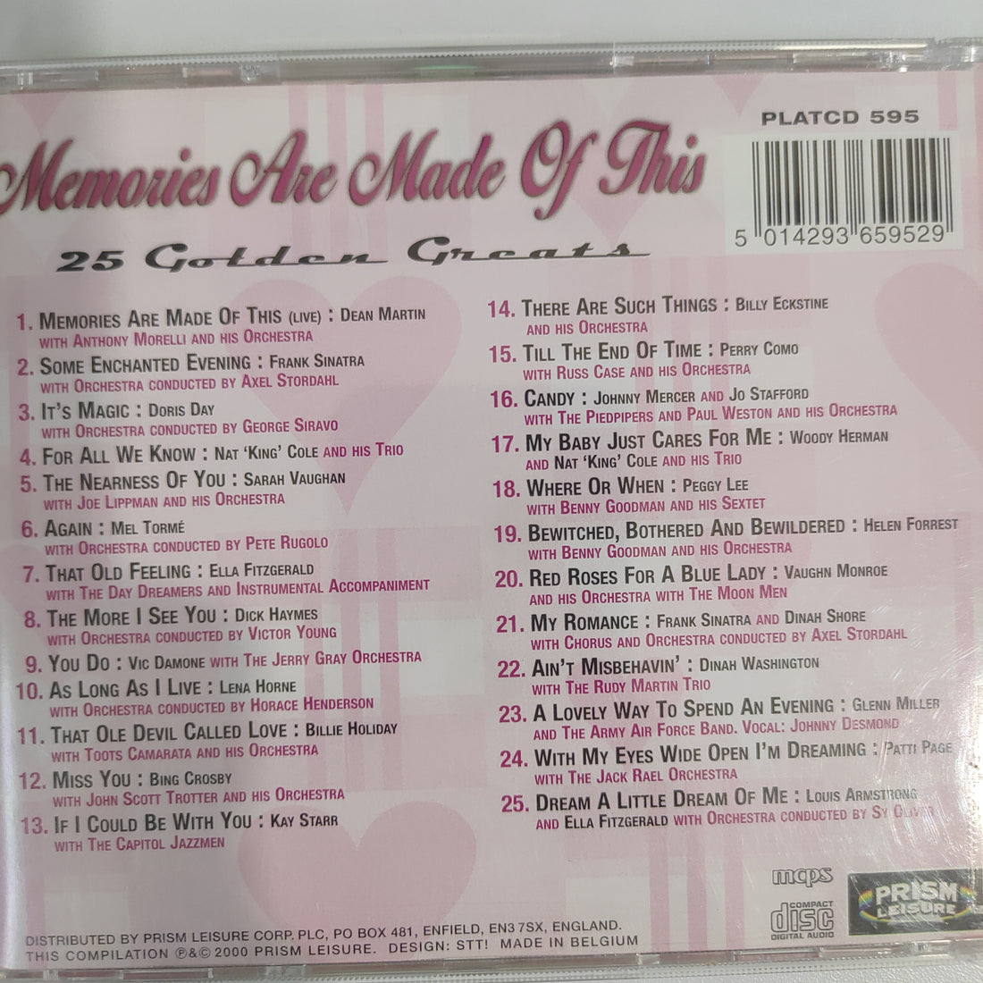 ซีดี Various - Memories Are Made Of This (25 Golden Greats) (CD) (VG)