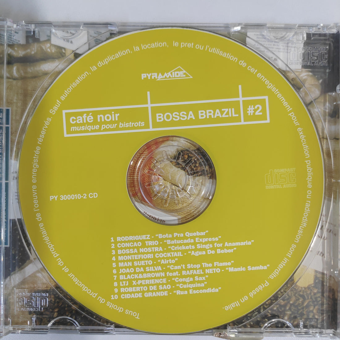 ซีดี Various - Café Noir - Musique Pour Bistrots - Bossa Brazil #2 (CD) (VG+)