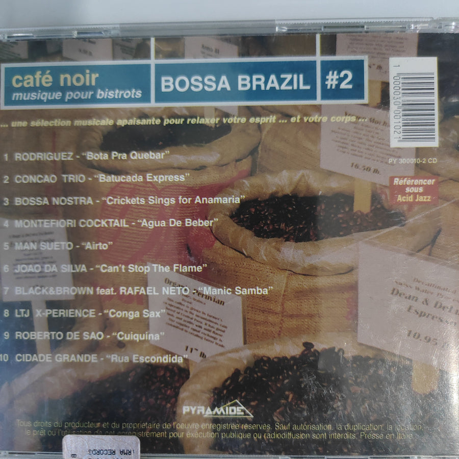 ซีดี Various - Café Noir - Musique Pour Bistrots - Bossa Brazil #2 (CD) (VG+)